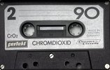 Compact Cassette Perfekt 90 Type II Chrome 1976 Europe