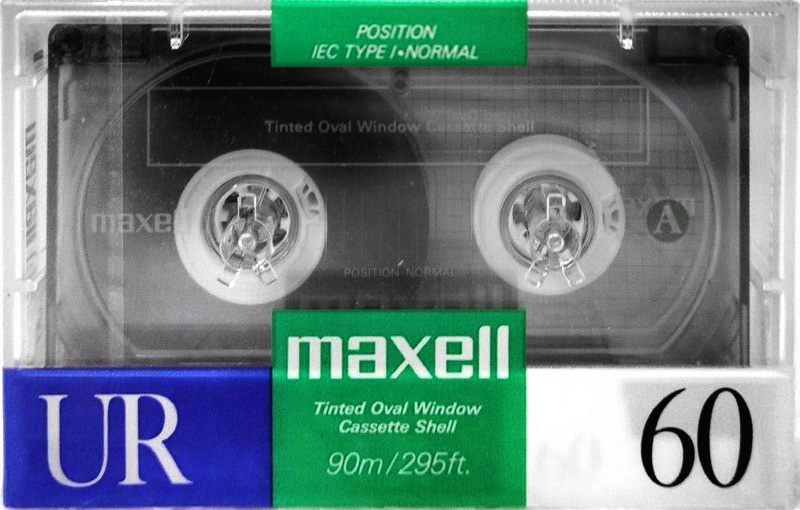 Compact Cassette Maxell UR 60 Type I Normal 1988 USA