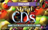 Compact Cassette Maxell Metal CD's 90 Type IV Metal 1994 Japan