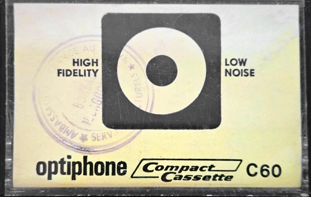 Compact Cassette Optiphone 60 Type I Normal France