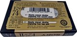 Compact Cassette Sony ES-II 74 "C-74ES2" Type II Chrome 1991 North America