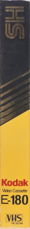 VHS, Video Home System Kodak HS 180 "SGE-180E" Type I Normal 1984 Europe