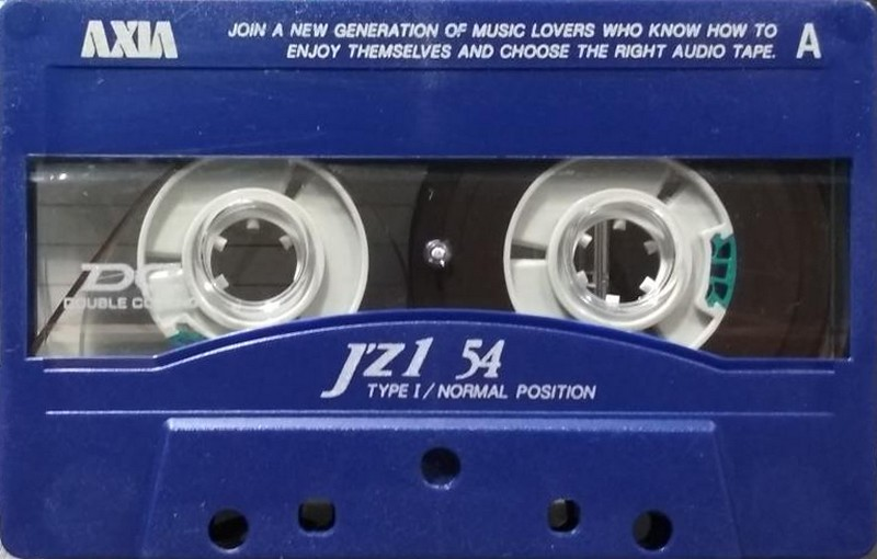 Compact Cassette AXIA J`z 1 54 "JZ1B 54" Type I Normal 1993 Japan