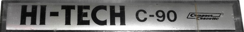 Compact Cassette Hi-Tech 90 Type I Normal 1979 Europe