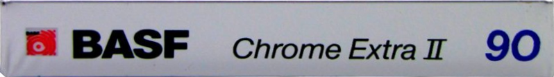 Compact Cassette BASF Chrome Extra II 90 "22561/H4" Type II Chrome 1987 Europe