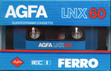 Compact Cassette AGFA LNX 60 Type I Normal 1985 Europe