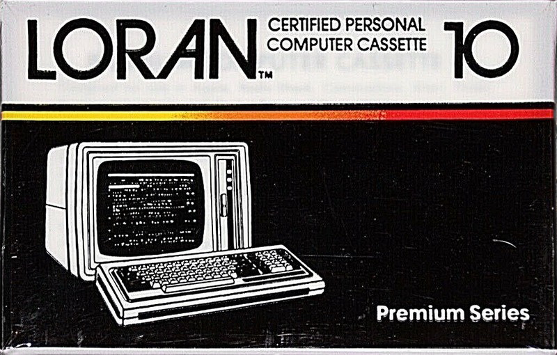 Compact Cassette Loran 10 Computer Cassette 1985 USA