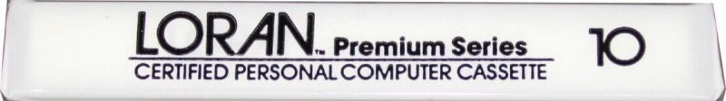 Compact Cassette Loran 10 Computer Cassette 1985 USA