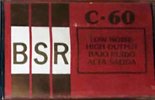 Compact Cassette BSR 60 Type I Normal Unknown Country