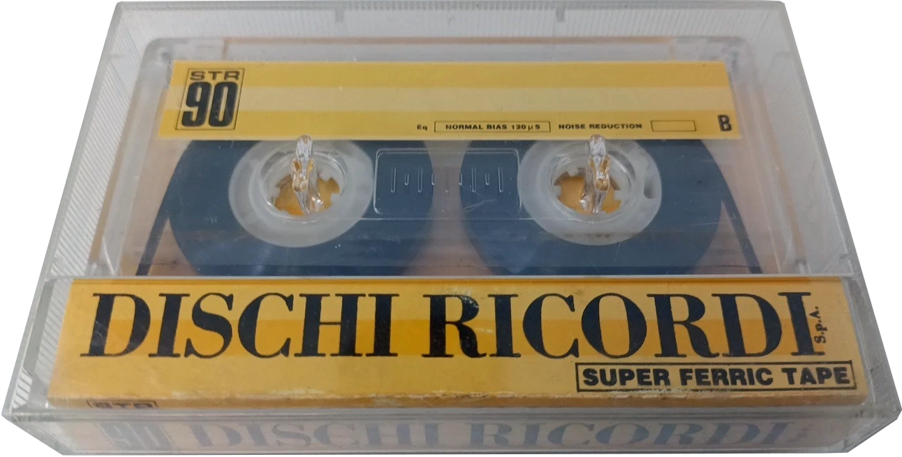 Compact Cassette Dischi Ricordi STR 90 Type I Normal Italy