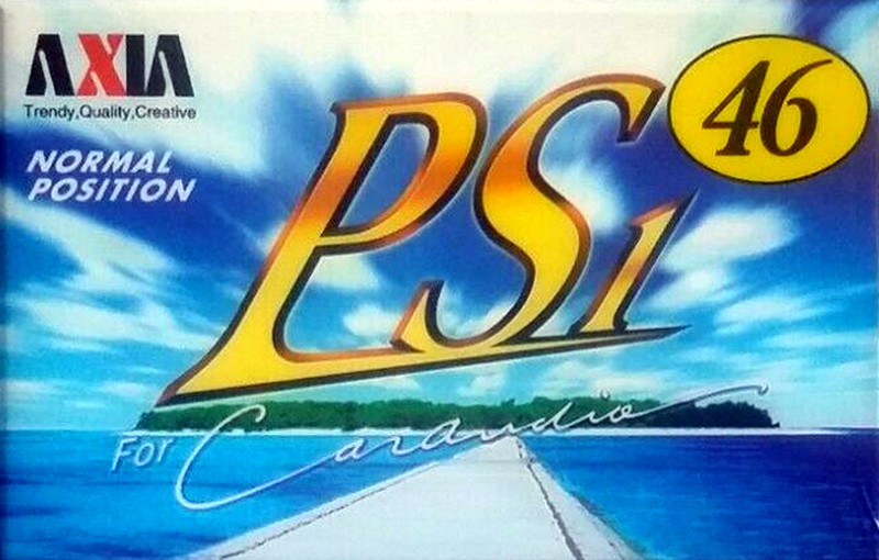 Compact Cassette AXIA PS-I / PS-1 46 "PS1K 46" Type I Normal 1998 Japan
