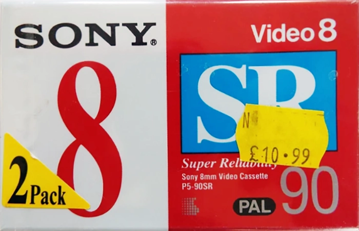 2 pack Sony SR 90 "2P5-90SRA E" Type I Normal 1993 Europe