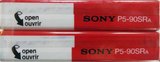 2 pack Sony SR 90 "2P5-90SRA E" Type I Normal 1993 Europe