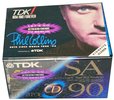 5 pack TDK SA 90 "Phil Collins tour" Type II Chrome 1994 Germany