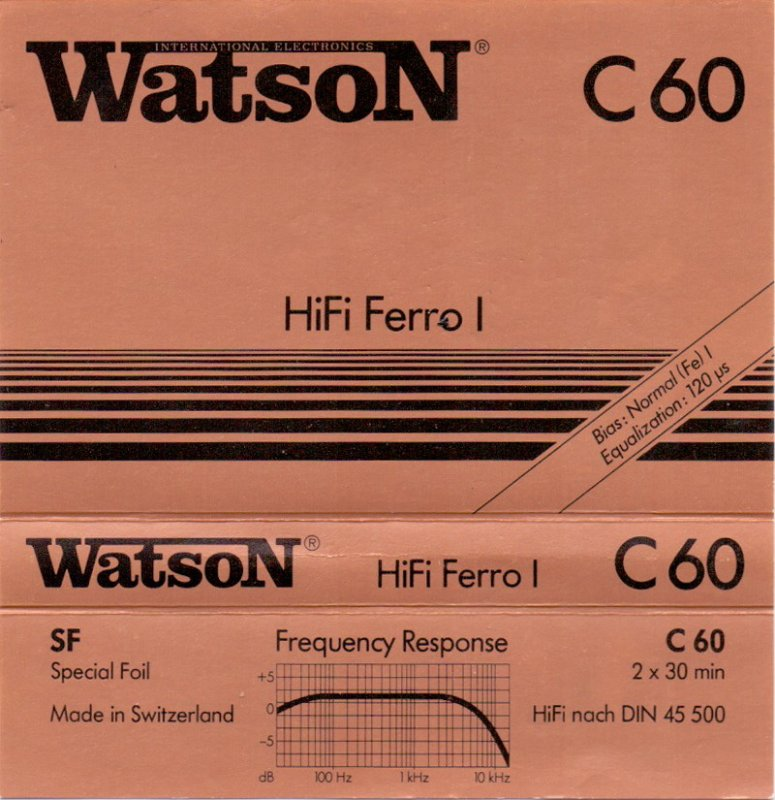 Compact Cassette: ICM Watson -  60