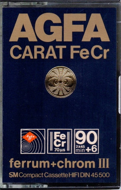 Compact Cassette: AGFA  - CARAT 90+6