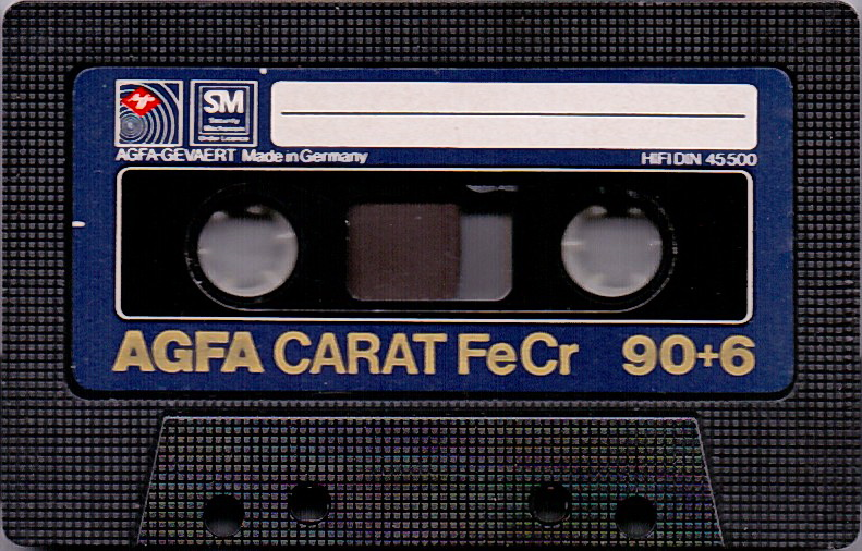 Compact Cassette: AGFA  - CARAT 90+6