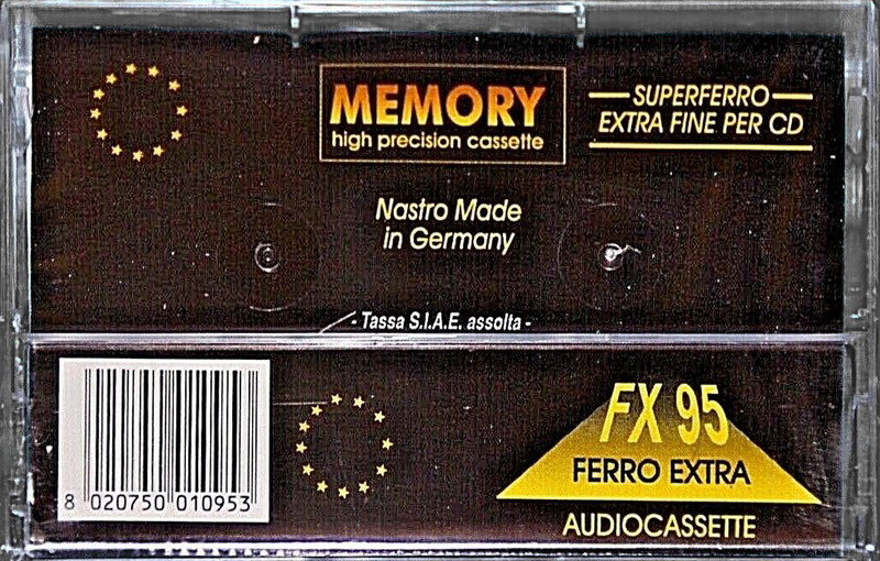 Compact Cassette Memory 95 Type I Normal Italy