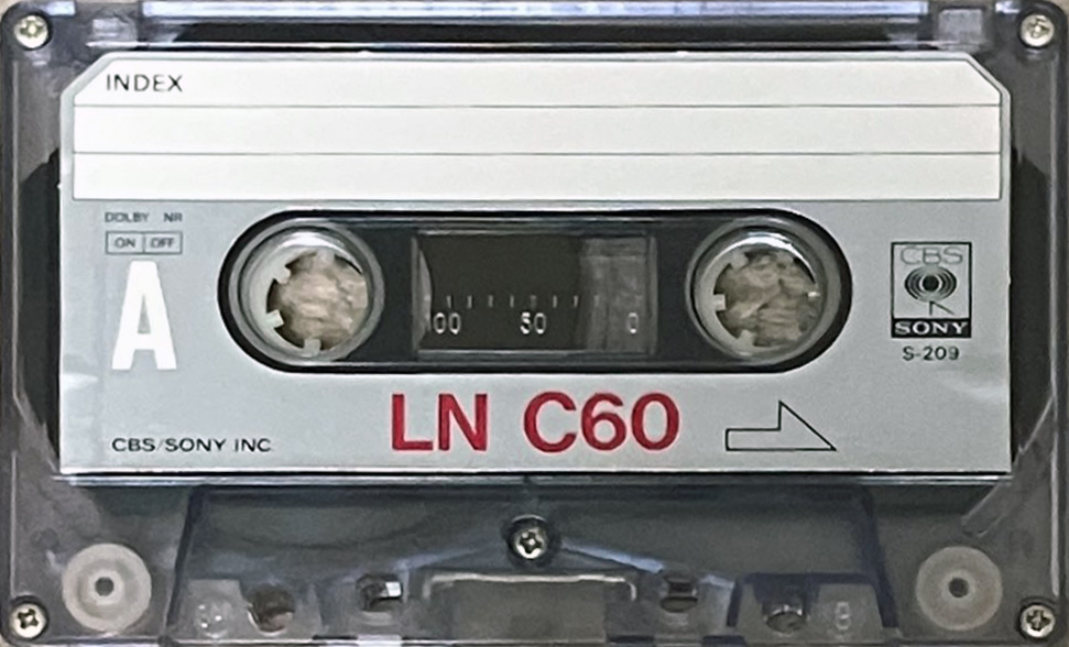 Compact Cassette CBS / Sony LN 60 Type I Normal 1979 Japan