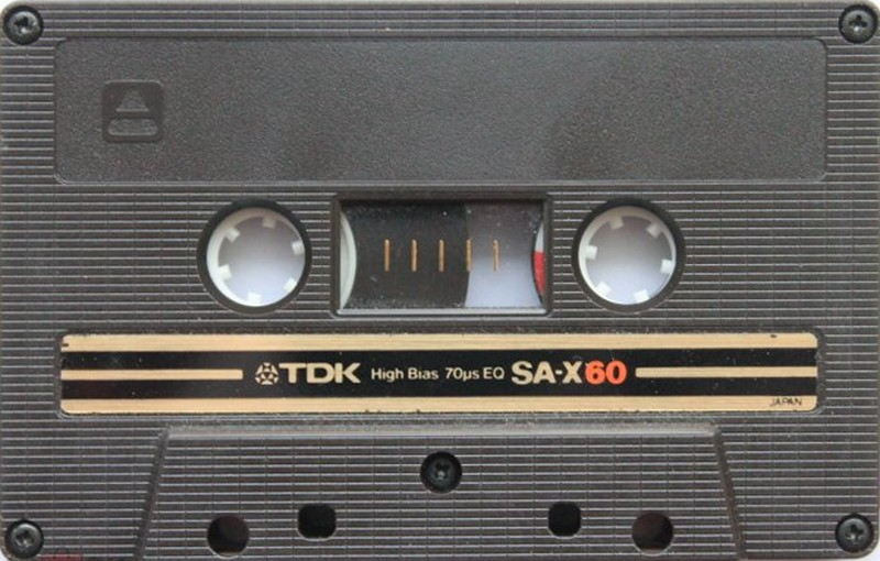 Compact Cassette TDK SA-X 60 Type II Chrome 1982 USA