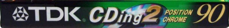Compact Cassette TDK CDing 2 90 "CDING2-90EC" Type II Chrome 2001 Europe