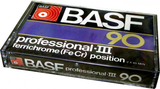 Compact Cassette BASF Professional III 90 Type III Ferro Chrome 1976 USA