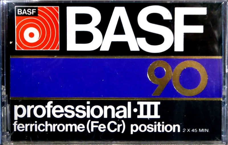 Compact Cassette: BASF  - Professional III 90