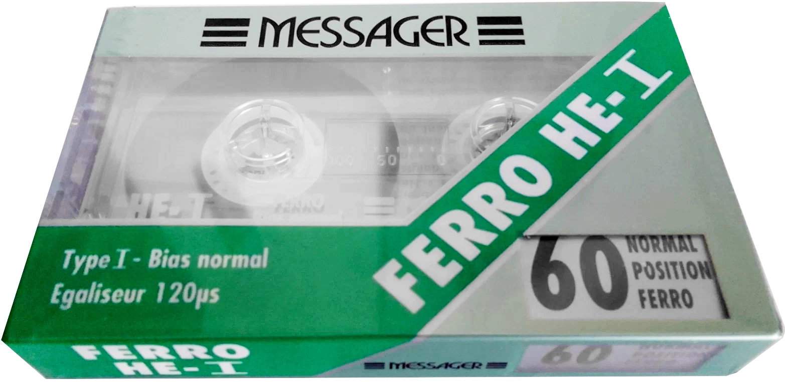Compact Cassette Messager HE-I 60 Type I Normal 1994 France
