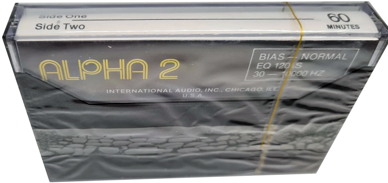 Compact Cassette Alpha 2 60 Type I Normal USA
