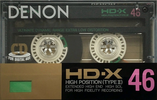 Compact Cassette Denon HD-X 46 Type II Chrome 1987 Japan