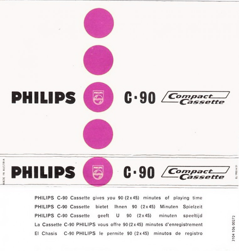 Compact Cassette: Philips  -  90