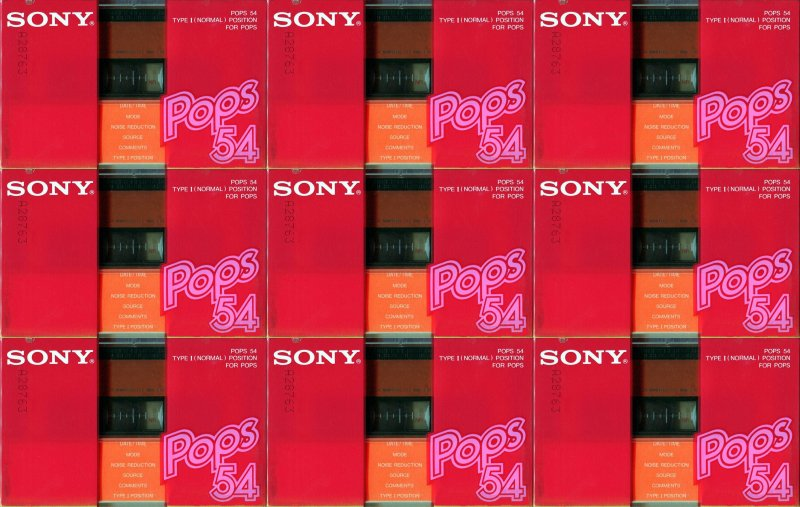 Compact Cassette: Sony  - Pops 54