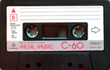 Compact Cassette Nagaoka Metal Music 60 Type IV Metal 1979 Japan