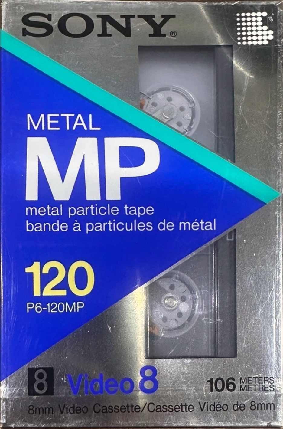 Video8, Hi8, Digital8 Sony MP 120 "Video8 P6-120MP" Type IV Metal North America
