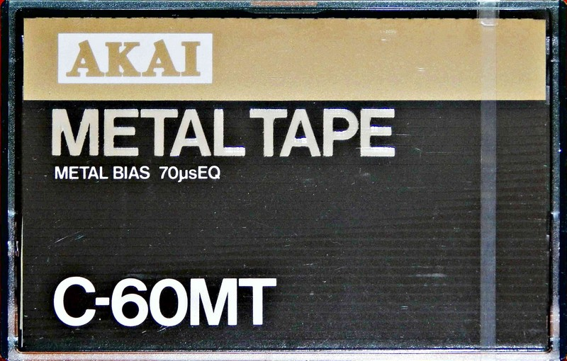 Compact Cassette Akai Metal 60 "MT" Type IV Metal 1980 Japan