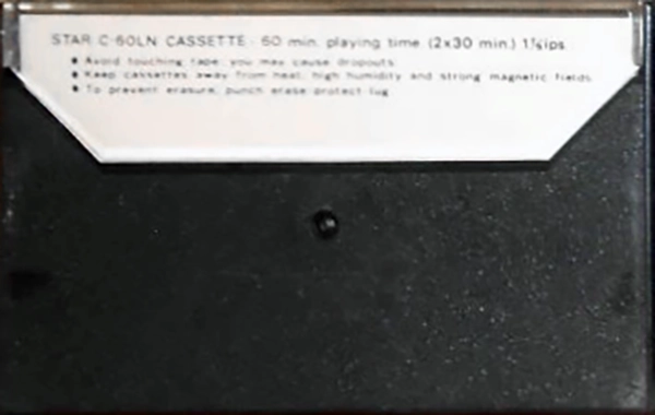 Compact Cassette Star 60 Type I Normal Unknown Country