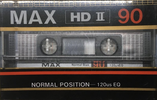 Compact Cassette Max HD II 90 Type I Normal Unknown Country