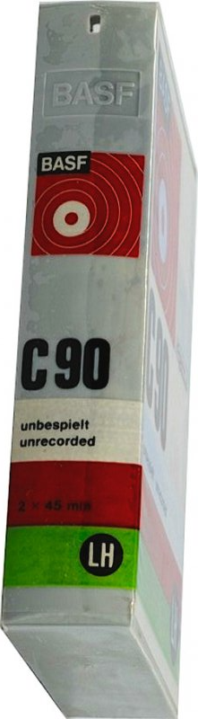 Compact Cassette BASF LH 90 "Plastic case" Type I Normal 1971 Europe