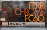 Compact Cassette Superpila 60 Type III Ferro Chrome 1976 Italy
