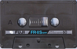 Compact Cassette Fuji FR-II Super 60 Type II Chrome 1985 North America