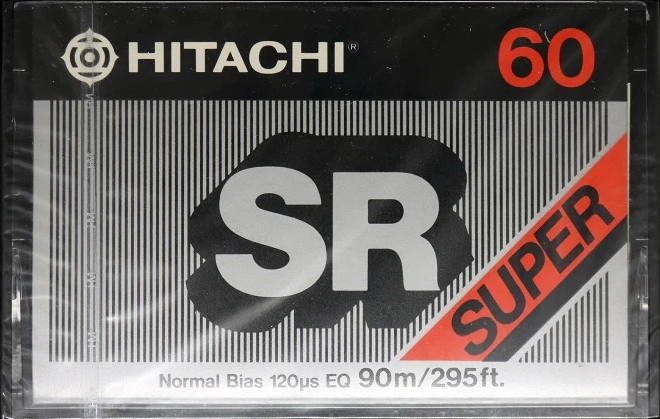 Compact Cassette Hitachi SR 60 Type I Normal 1981 North America