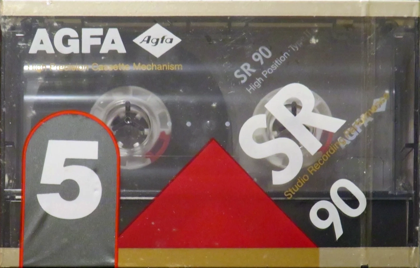 Compact Cassette AGFA SR 90 Type II Chrome 1989 Europe