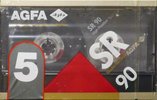 Compact Cassette AGFA SR 90 Type II Chrome 1989 Europe