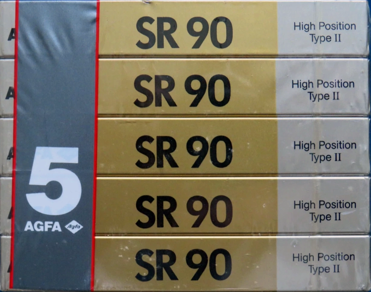 Compact Cassette AGFA SR 90 Type II Chrome 1989 Europe