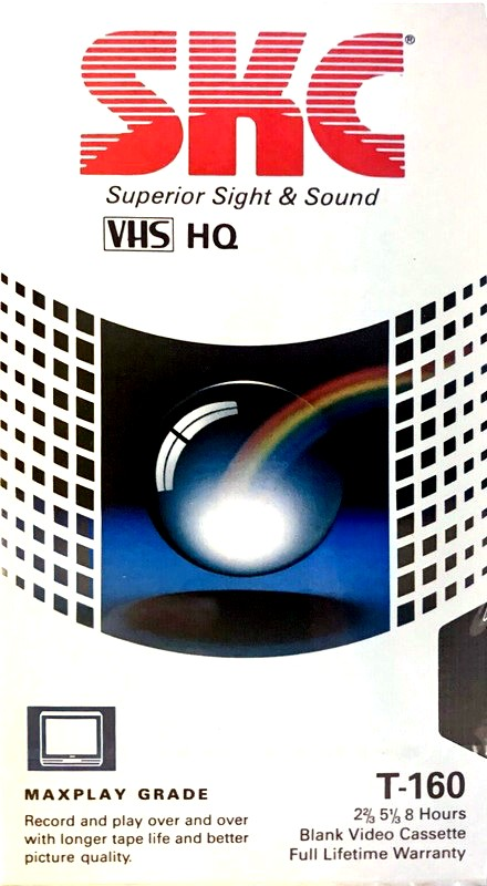 VHS, Video Home System SKC HQ 160 Type I Normal 1994 USA