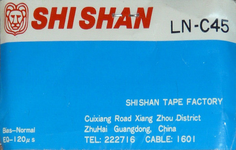 Compact Cassette: Unknown Shi Shan -  45