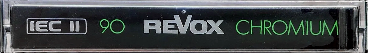 Compact Cassette Revox 90 "Chromium" Type II Chrome 1984 Europe