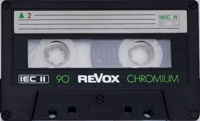 Compact Cassette Revox 90 "Chromium" Type II Chrome 1984 Europe