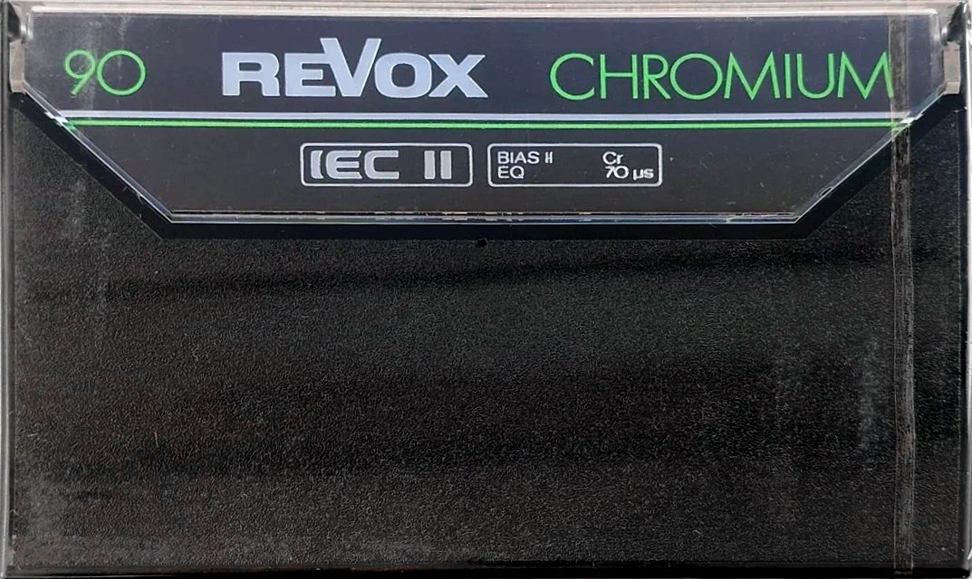 Compact Cassette Revox 90 "Chromium" Type II Chrome 1984 Europe