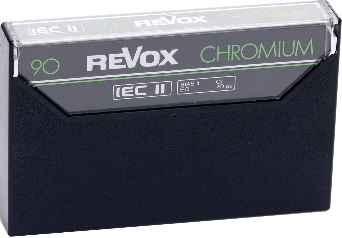 Compact Cassette Revox 90 "Chromium" Type II Chrome 1984 Europe
